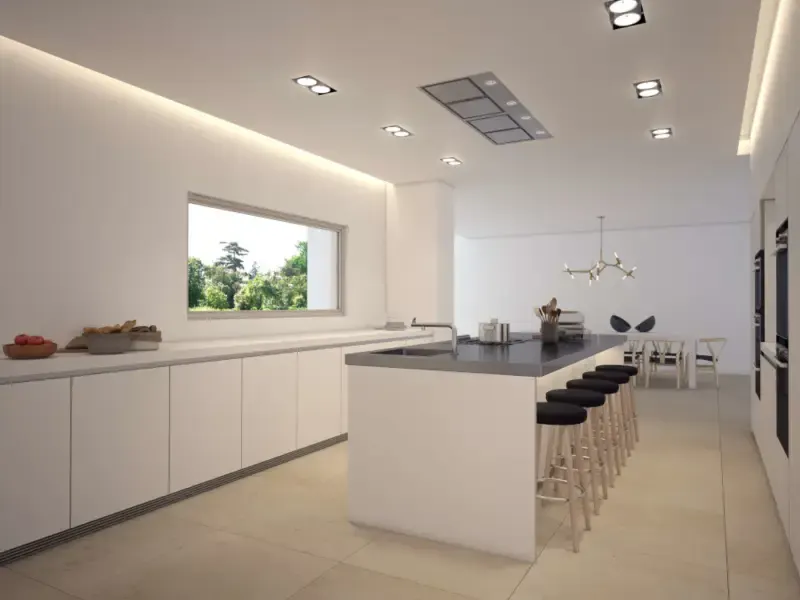 Cocina diáfana en Johannesburgo